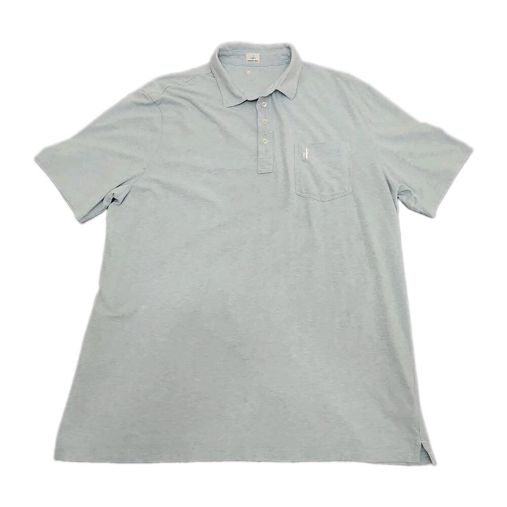 JOHNNIE-O Hangin' Out ORIGINAL POLO SHIRT Pocket SZ XXL Green Surfboard